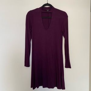 Purple express shift dress